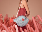 Big Aqua Pufferfish Tasche