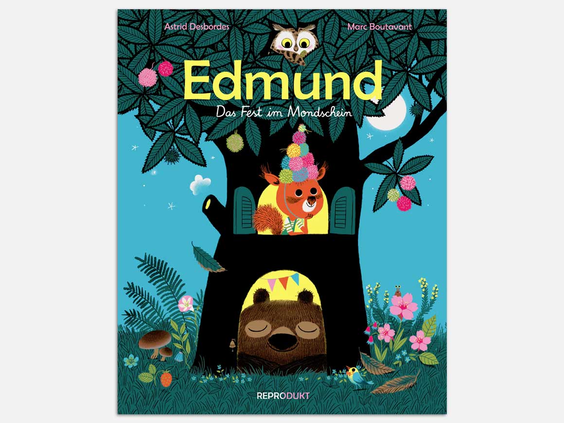 Edmund-Das-Fest-im-Mondschein-Kinder-Comic-REPRODUKT-Astrid-Desbordes-Marc-Boutavant.jpg Edmund: Das Fest im Mondschein – Bild 1