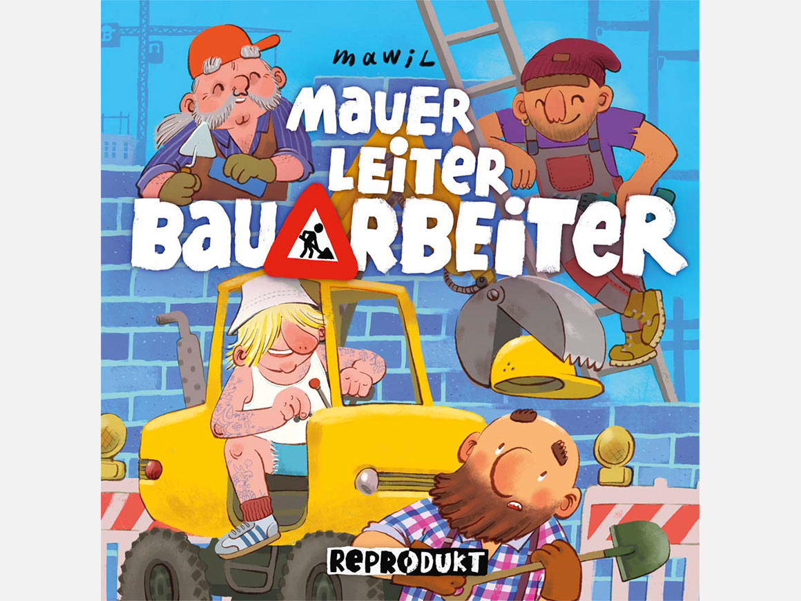 Mauer-Leiter-Bauarbeiter-MAWIL.jpg Mauer, Leiter, Bauarbeiter – Bild 1