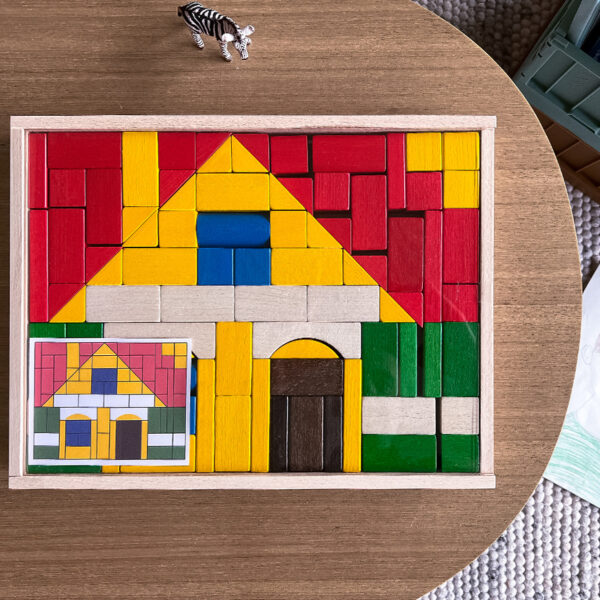 Baukasten Haus bunt 83 Teile