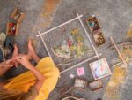 Frame, Webrahmen, Holzspielzeug – Bild 4