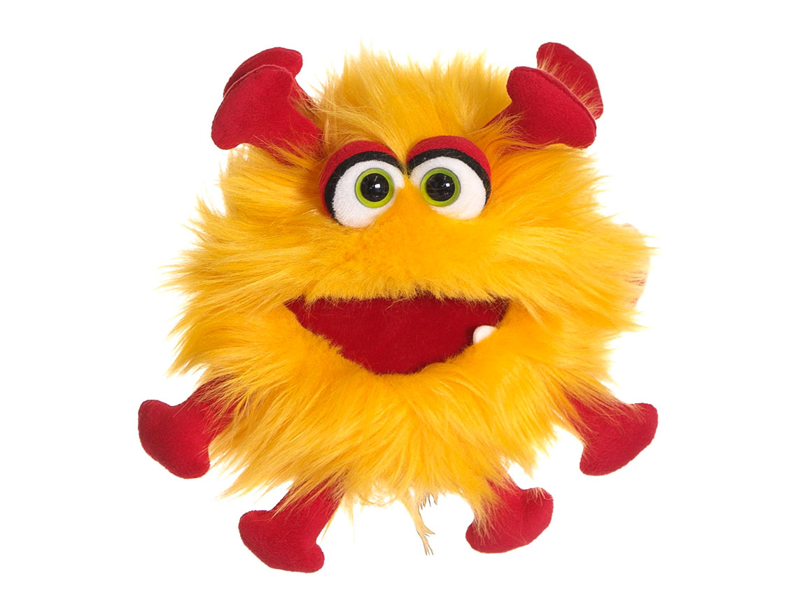 Gisa-Grippchen-Handpuppe-living-puppets.jpg Gisa Grippchen, Handpuppe – Bild 1