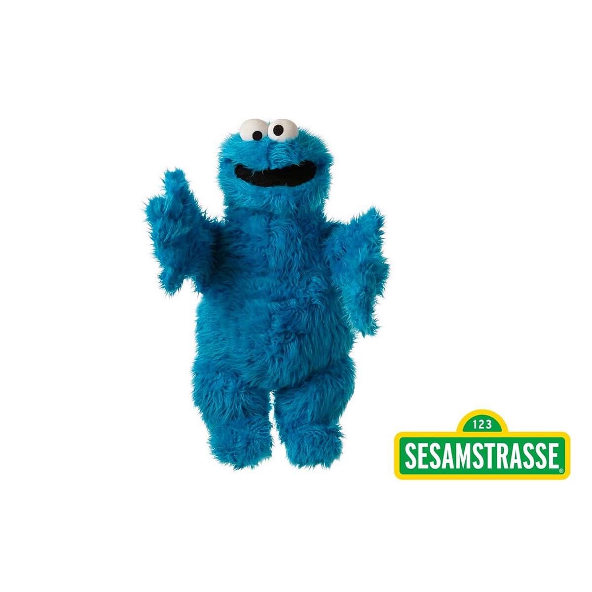 Handpuppe-Kruemelmonster-SE103-Living-Puppets-1.jpg Krümelmonster SE103 Handpuppe, 65cm – Bild 1