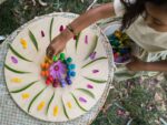 Mandala Rainbow Mushrooms, 36 Teile, Holzspielzeug – Bild 2