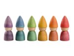 Rainbow Tomtens, Holzfiguren