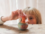 Riesenkreisel Mellow orange bird – Bild 2