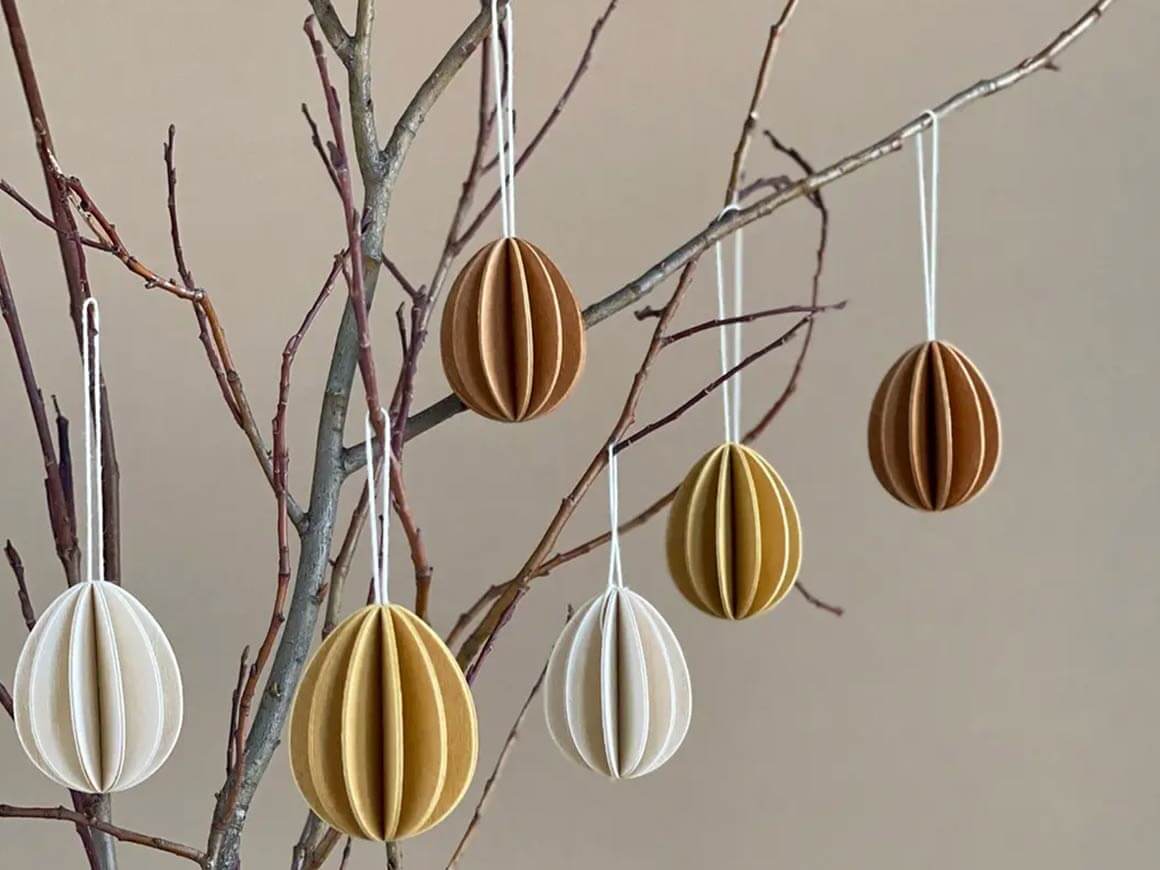 000211.jpg Lovi Decor Ostereier 6er Set 4.5cm golden mix – Bild 1