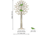 Lovi Tree with Minibirds 34 cm, natural wood – Bild 8