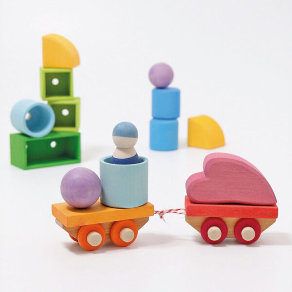 Bauspiel Holzzug