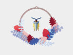 Botanical Wreath Pop out, Wanddeko