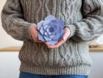 Lovi Decor Flower 15cm, lavender blue – Bild 3