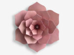 Lovi Decor Flower 15cm, light pink