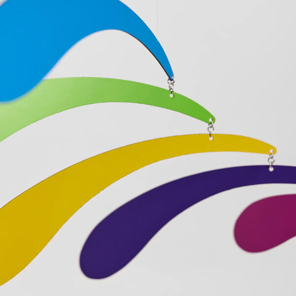 Flowing Rhythm | Rainbow & Black, Mobile