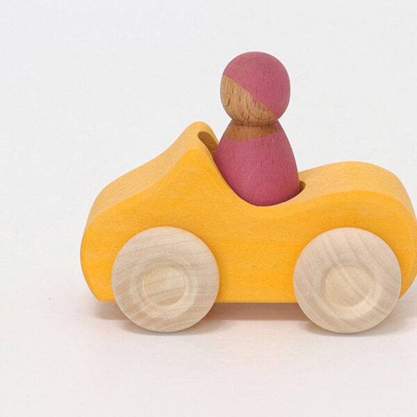 Kleines Cabrio Gelb