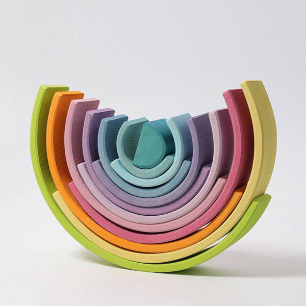 Großer Regenbogen Pastell