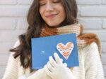 HEART card acorns - blue – Bild 3
