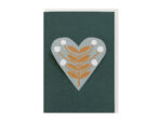 HEART card snowball – dark green – Bild 3