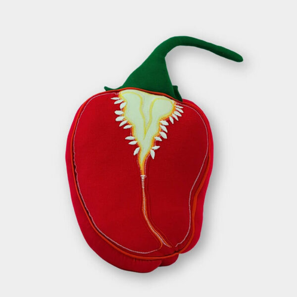 Habanero Chili Kissen, rot