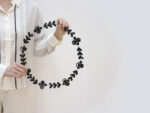 FOLK ornaments - black