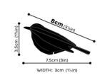 Lovi Bird 8 cm, natural – Bild 3