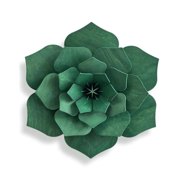 Lovi Decor Flower 15cm, dark green
