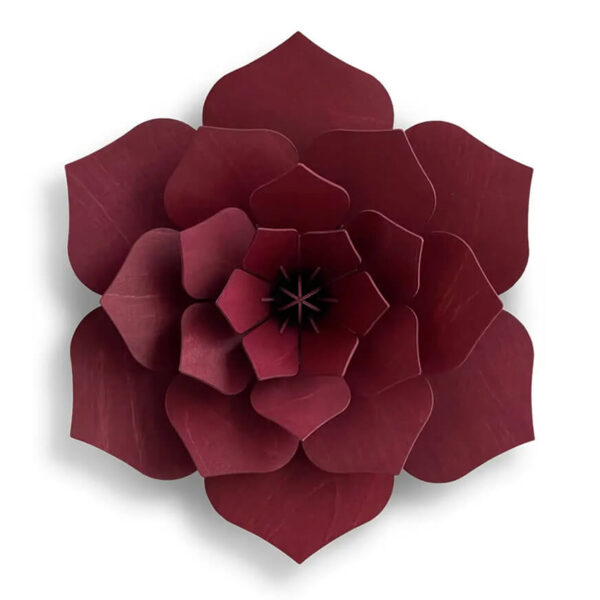 Lovi Decor Flower 24cm, dark red