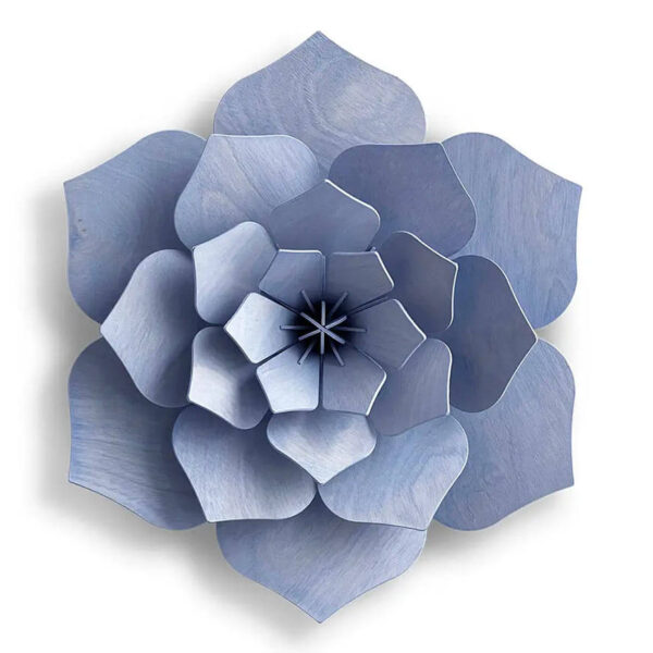 Lovi Decor Flower 24cm, flax blue