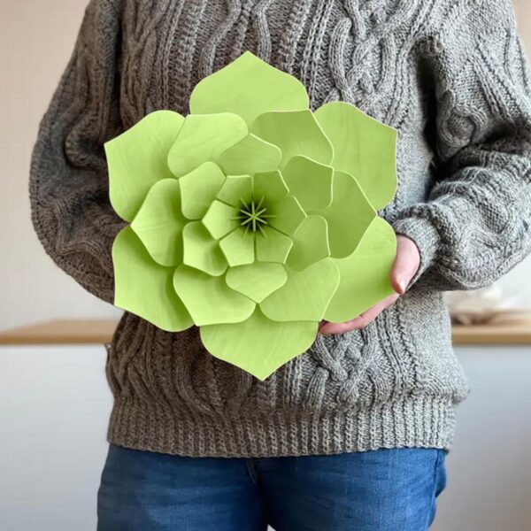 Lovi Decor Flower 34cm, light green