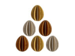 Lovi Decor Ostereier 6er Set 4.5cm golden mix – Bild 2