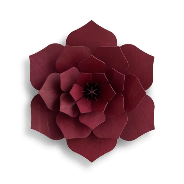 Lovi Decor Flower 15cm, dark red