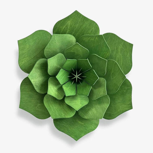 Lovi Decor Flower 15cm, forest green