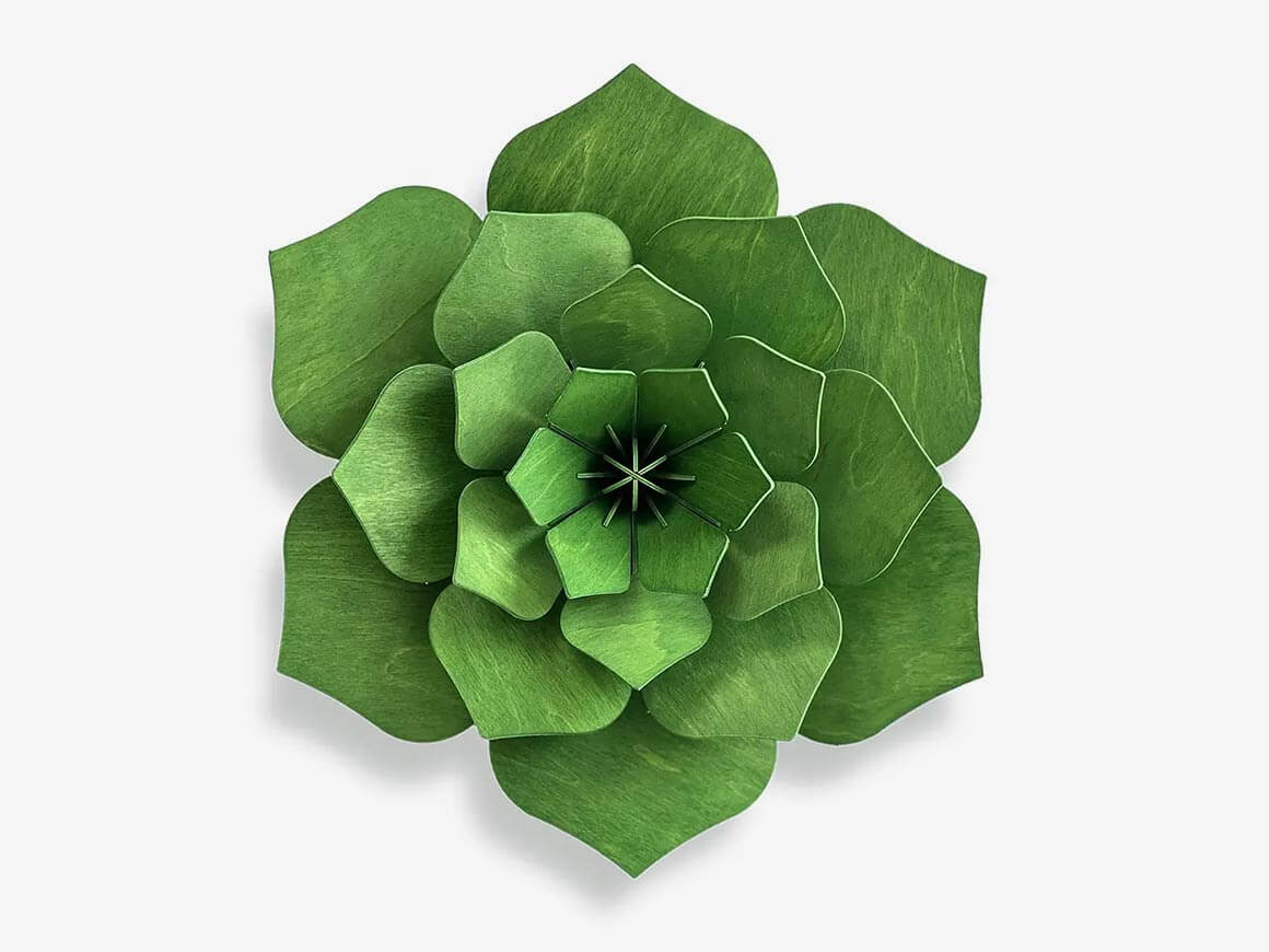 Lovi-Flower-15cm-forest-green.jpg Lovi Decor Flower 15cm, forest green – Bild 1