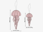 Lovi Jellyfish 12cm, light pink – Bild 3