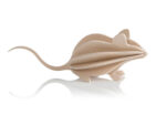 Lovi Mouse 15 cm, natural wood – Bild 2