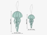 Lovi Jellyfish 8cm, light blue – Bild 3