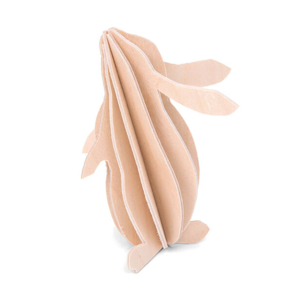 Lovi Rabbit 9 cm, natural wood