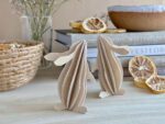 Lovi Rabbit 9 cm, natural wood – Bild 4