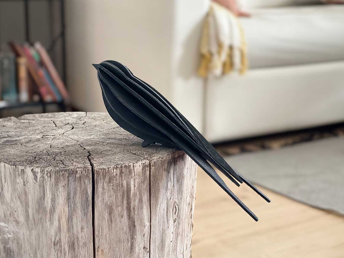 Lovi-Schwalbe-Schwarz.jpg Lovi Schwalbe 10 cm, black – Bild 1