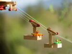Mini Seilbahn mit 2 Wagen und Sation – Bild 2