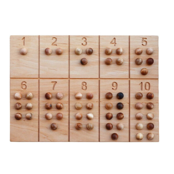 Montessori Zahlenzählbrett, WOODEN STORY