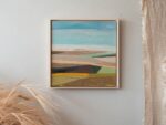 "Blick über Landschaft I" Öl auf Leinwand, Unikat – Bild 2