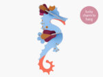 Sea horse 3D Anhänger