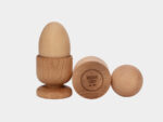 Montessori-Set Ei, Kugel, Würfel, Becher und Eierbecher – Bild 4