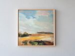 „Sommerwind I“ – Original Ölgemälde im Schattenfugenrahmen, Unikat – Bild 4