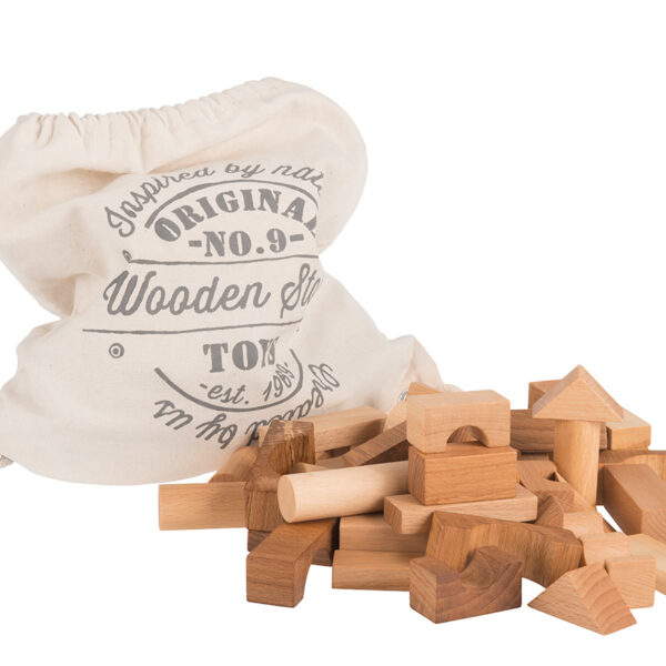 Bauklötze Natur, 100 Stück WOODEN STORY