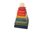 Stapelpyramide Regenbogen, WOODEN STORY
