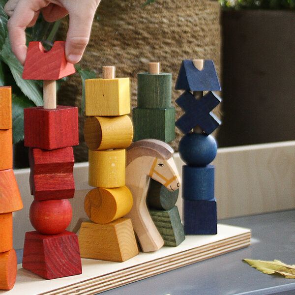 Steckspiel Regenbogen, WOODEN STORY