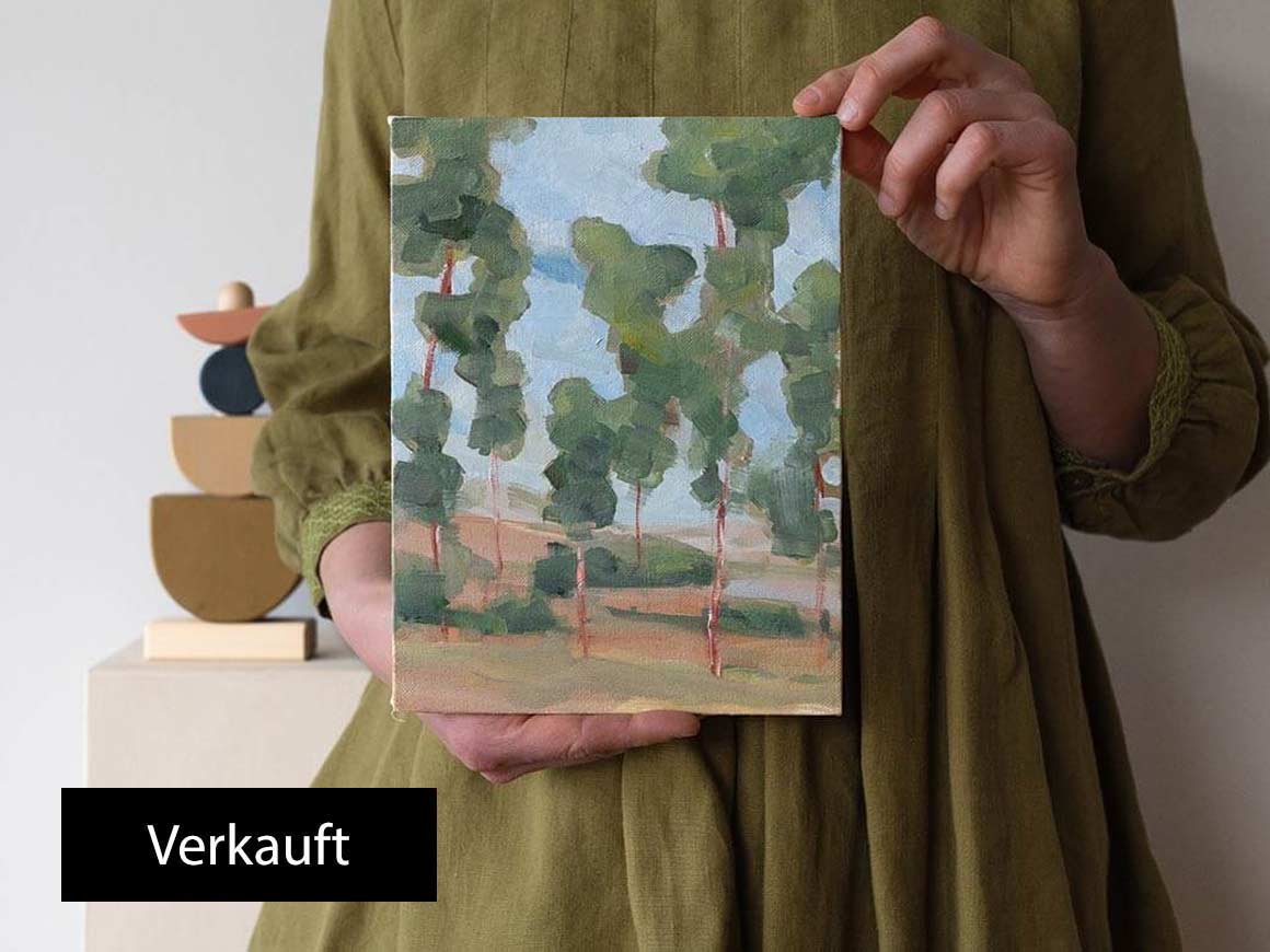 Wald-3-Oelgemaelde-Arne-Zwenger.jpg "Wald III" Öl auf Leinwand, Unikat – Bild 1