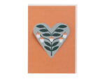 HEART card acorns - brique