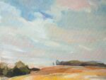 „Sommerwind I“ – Original Ölgemälde im Schattenfugenrahmen, Unikat – Bild 5